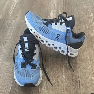 On Running Women's Sneakers in Blue and Black